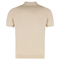 Drumohr Gebreid katoenen poloshirt-Heren Truien & Vesten