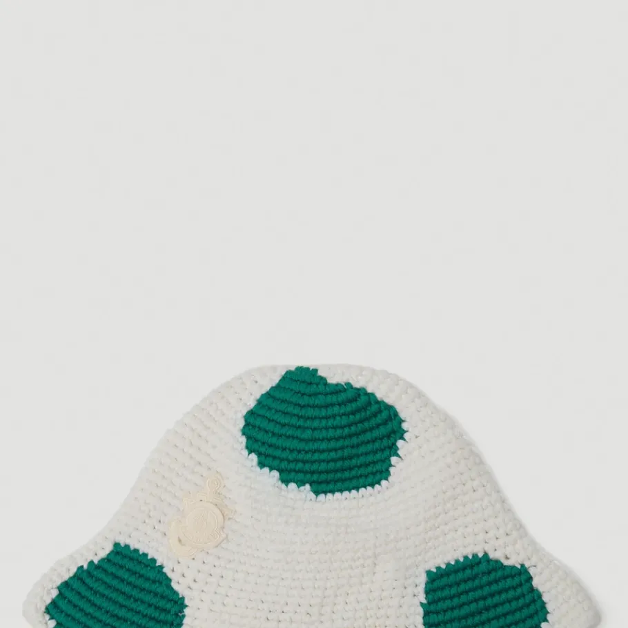 Moncler Gebreide Bucket Hoed met Vlekken-Heren Hoeden