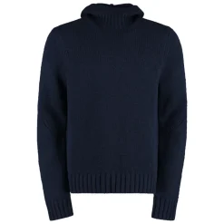 Bottega Veneta Gebreide Hoodie-Heren Truien & Vesten