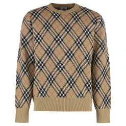 Burberry Gebreide wollen trui-Heren Truien & Vesten