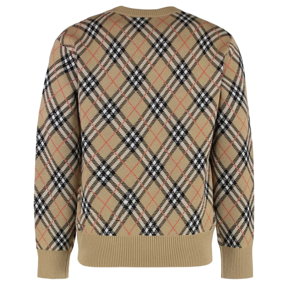 Burberry Gebreide wollen trui-Heren Truien & Vesten