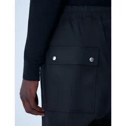 Rick Owens Gecoate Cargo Broek met Trekkoord Tailleband-Heren Broeken