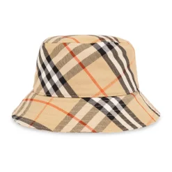 Burberry Gecontroleerde Bucket Hat-Heren Hoeden