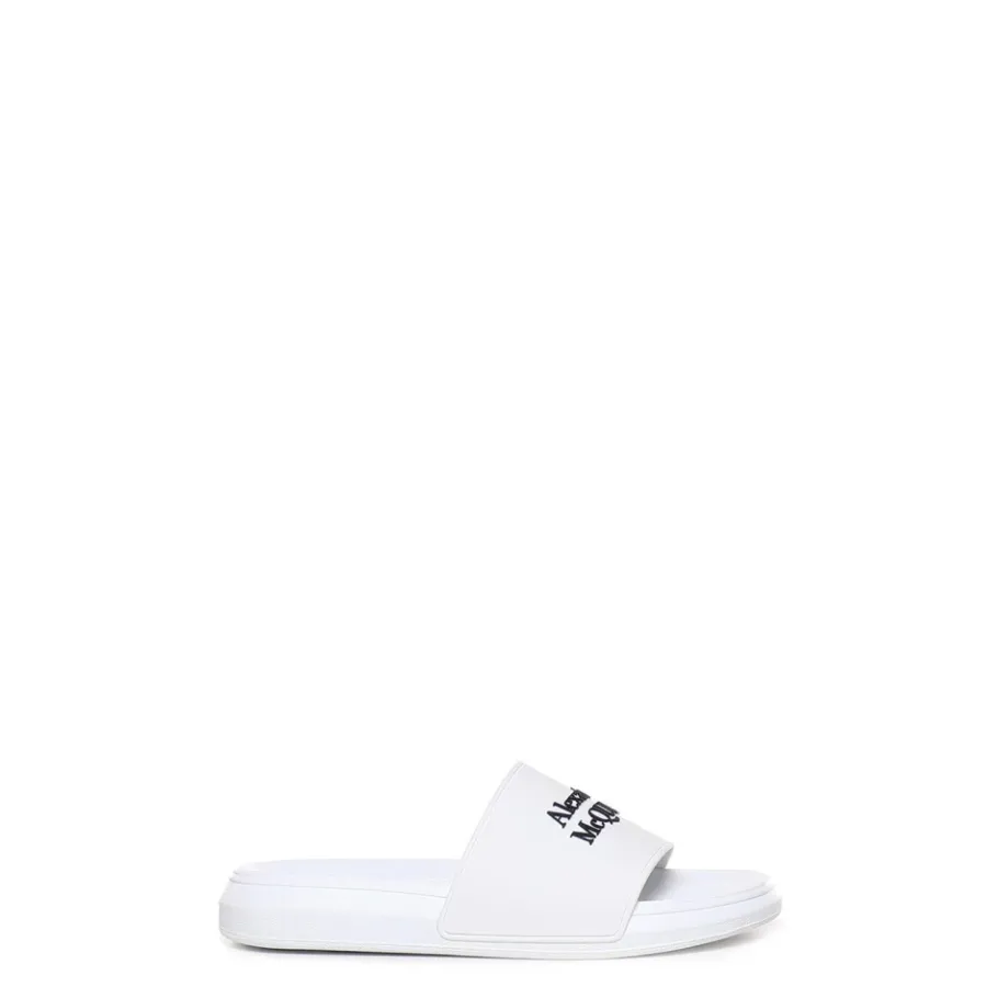 Alexander McQueen Gedessineerde rubberen slippers voor lente/zomer-Heren Slippers