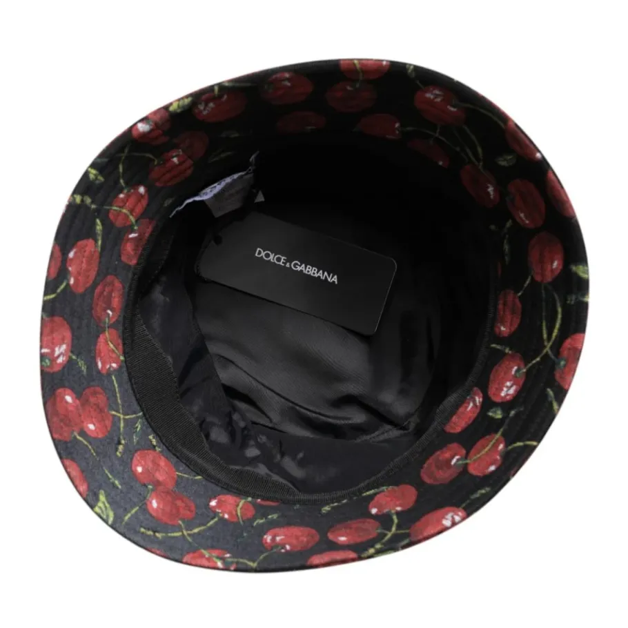 Dolce & Gabbana Gedrukte brede rand emmerhoed-Heren Hoeden