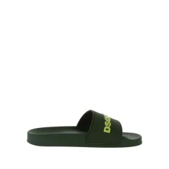 Dsquared2 Gedrukte ronde neus slippers-Heren Slippers