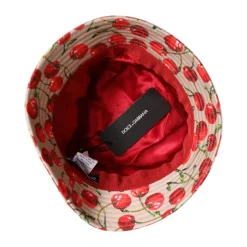 Dolce & Gabbana Gedrukte wijde rand emmerhoed-Heren Hoeden