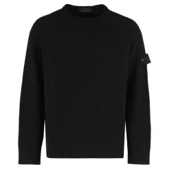 Stone Island Geelong Wool Mock Neck Sweater-Heren Truien & Vesten