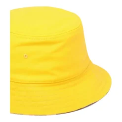 Burberry Gele emmerhoed met ruitvoering-Heren Hoeden