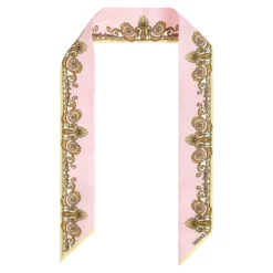 Versace Geprinte Zijden Twill Lavallière-Heren Sjaals