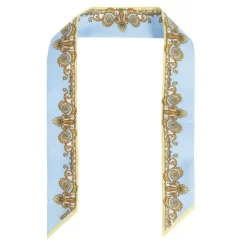 Versace Geprinte Zijden Twill Lavallière-Heren Sjaals