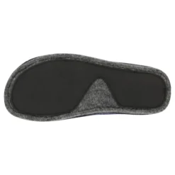 Rohde Gerecyclede Vilt Pantoffels met Verwijderbare Leren Binnenzool-Heren Pantoffels