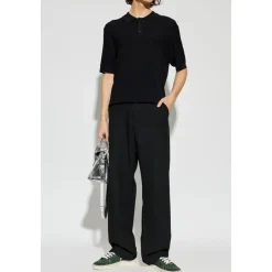 Golden Goose Geribbelde Poloshirt-Heren Truien & Vesten