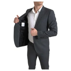 Dolce & Gabbana Geruit Grijs 2-Delig Pak-Heren Kostuums