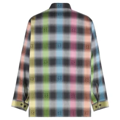 Givenchy Geruit katoenen overhemd-Heren Overhemden