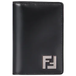 Fendi Geruit motief leren kaarthouder-Heren Portefeuilles