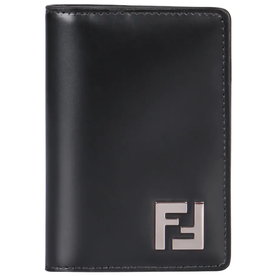 Fendi Geruit motief leren kaarthouder-Heren Portefeuilles