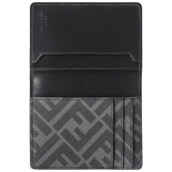 Fendi Geruit motief leren kaarthouder-Heren Portefeuilles