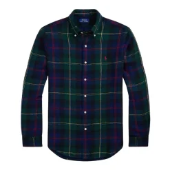 Ralph Lauren Geruit Overhemd Custom Fit-Heren Overhemden