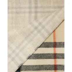 Burberry Geruit Print Omkeerbare Sjaal-Heren Sjaals