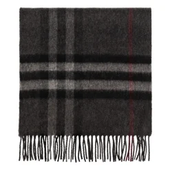 Burberry Geruite Cashmere Sjaal-Heren Sjaals