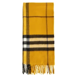 Burberry Geruite Cashmere Sjaal met Franje-Heren Sjaals