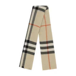 Burberry Geruite Kasjmier Sjaal-Heren Sjaals