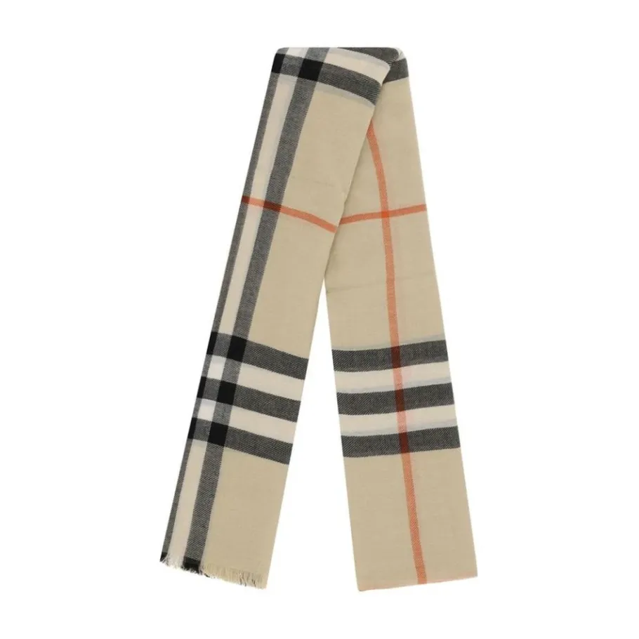 Burberry Geruite Kasjmier Sjaal-Heren Sjaals