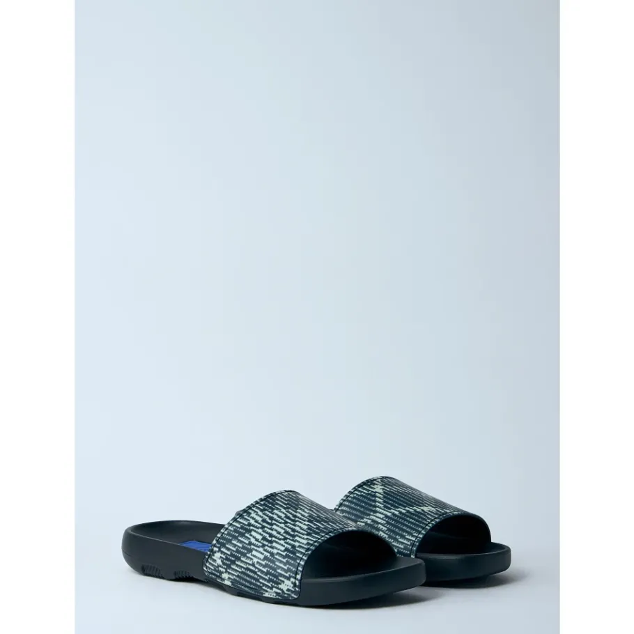 Burberry Geruite Motief Slides-Heren Slippers