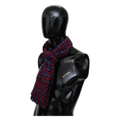 Missoni Geruite Wollen Sjaal met Logoborduursel-Heren Sjaals