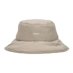 Obey Geïsoleerde Zilvergrijze Bucket Hat-Heren Hoeden