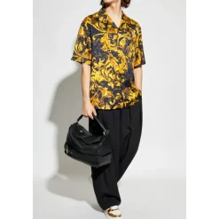 Versace Jeans Couture Gestreept overhemd-Heren Overhemden