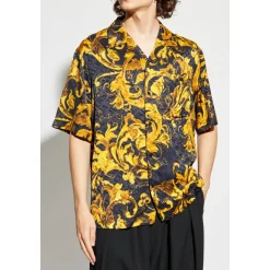 Versace Jeans Couture Gestreept overhemd-Heren Overhemden