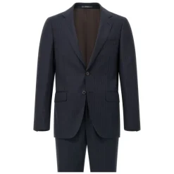 Boggi Milano Gestreept wollen pakstijl Firenze-Heren Kostuums