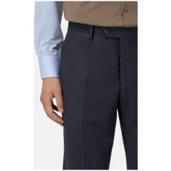 Boggi Milano Gestreept wollen pakstijl Firenze-Heren Kostuums