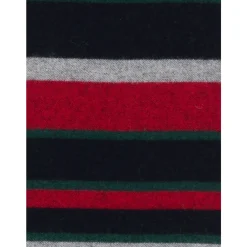 Paul Smith Gestreepte color-block sjaal met franje-Heren Sjaals