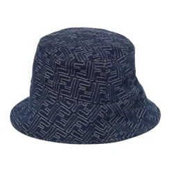 Fendi Gestreepte emmerhoed Stijlvolle modeaccessoire-Heren Hoeden
