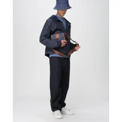 Fendi Gestreepte emmerhoed Stijlvolle modeaccessoire-Heren Hoeden