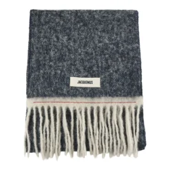 Jacquemus Gestreepte Mohair-Alpaca Sjaal-Heren Sjaals