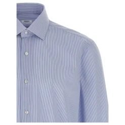 Barba Gestreken Poplin Overhemd-Heren Overhemden