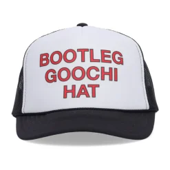 MARKET Gestructureerde Trucker Hat Wit/Zwart-Heren Petten