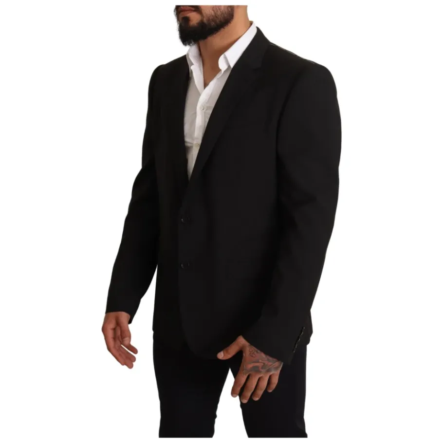 Dolce & Gabbana Getailleerde gestreepte Martini blazer-Heren Kostuums