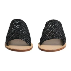 Dolce & Gabbana Gevlochten Raffia Slides Schoenen-Heren Slippers