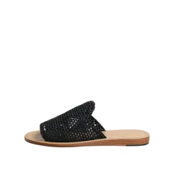 Dolce & Gabbana Gevlochten Raffia Slides Schoenen-Heren Slippers