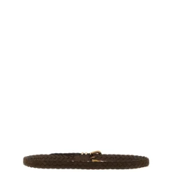 Brunello Cucinelli Gevlochten suède riem-Heren Riemen