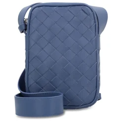 Bottega Veneta Gevlochten Telefoonhoesje met Rits-Heren Tassen