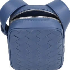 Bottega Veneta Gevlochten Telefoonhoesje met Rits-Heren Tassen