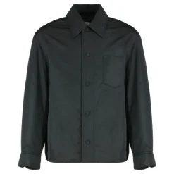 Ami Paris Gewatteerd Nylon Overshirt-Heren Jassen