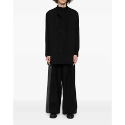 Yohji Yamamoto Gewatteerd Overhemdjack-Heren Jassen