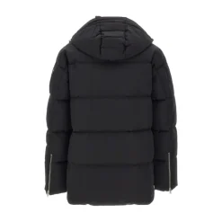 Moose Knuckles Gewatteerd Buitenkleding met Afneembare Capuchon-Heren Jassen